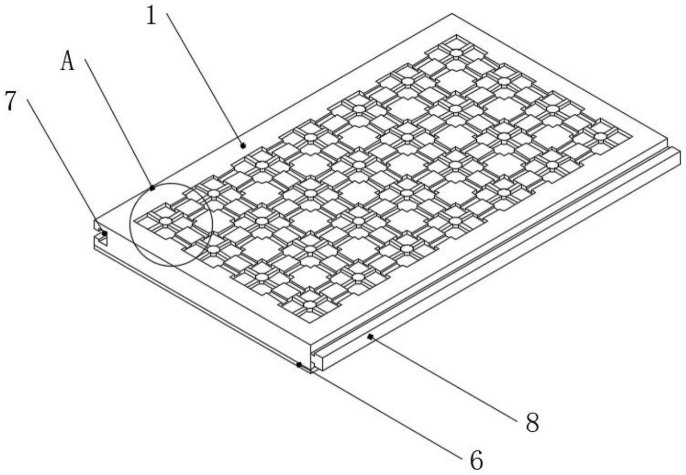 一种立体式高效吸音纤维板的制作方法