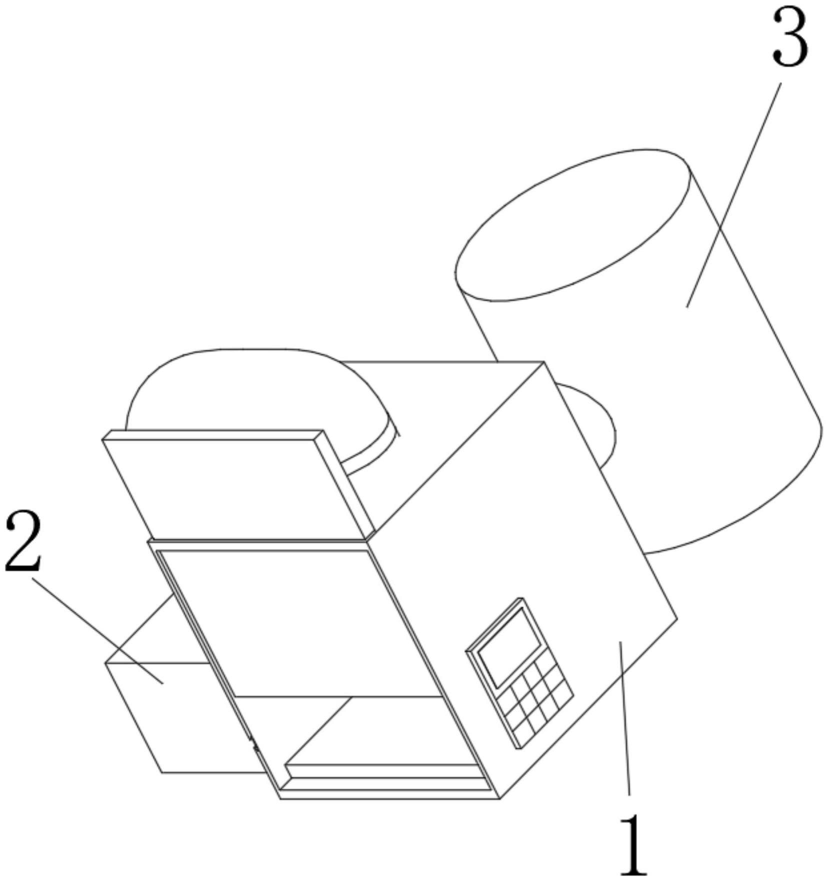 一种碳素材料提纯用控温燃烧室的制作方法