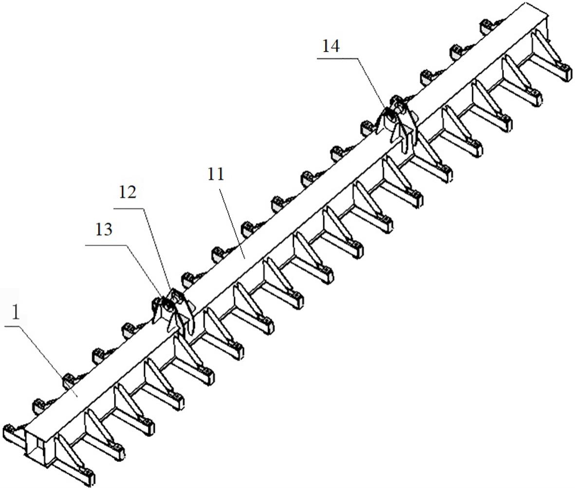 一种起重机吊钩下挂全覆盖电磁吸盘的安装结构的制作方法