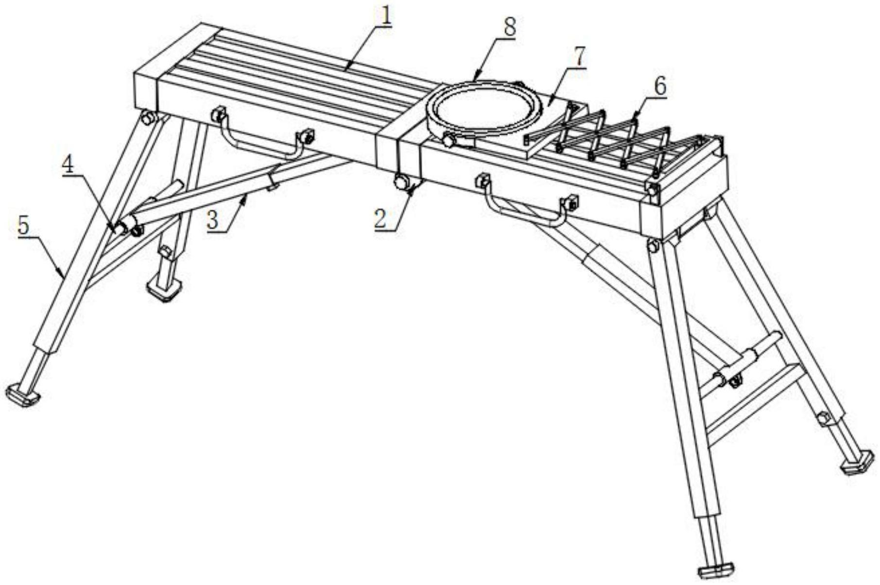 便携式折叠伸缩承重马凳的制作方法