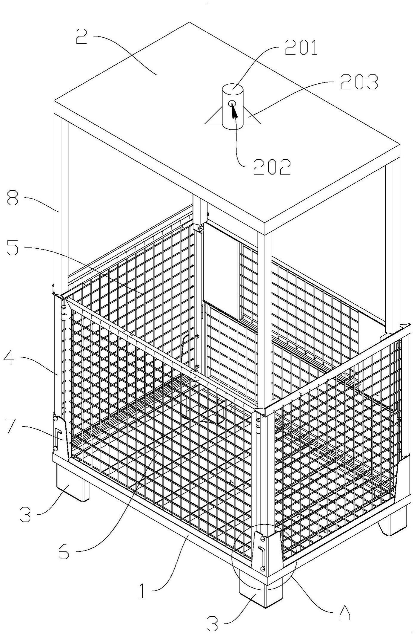 一种高空作业安全网箱的制作方法