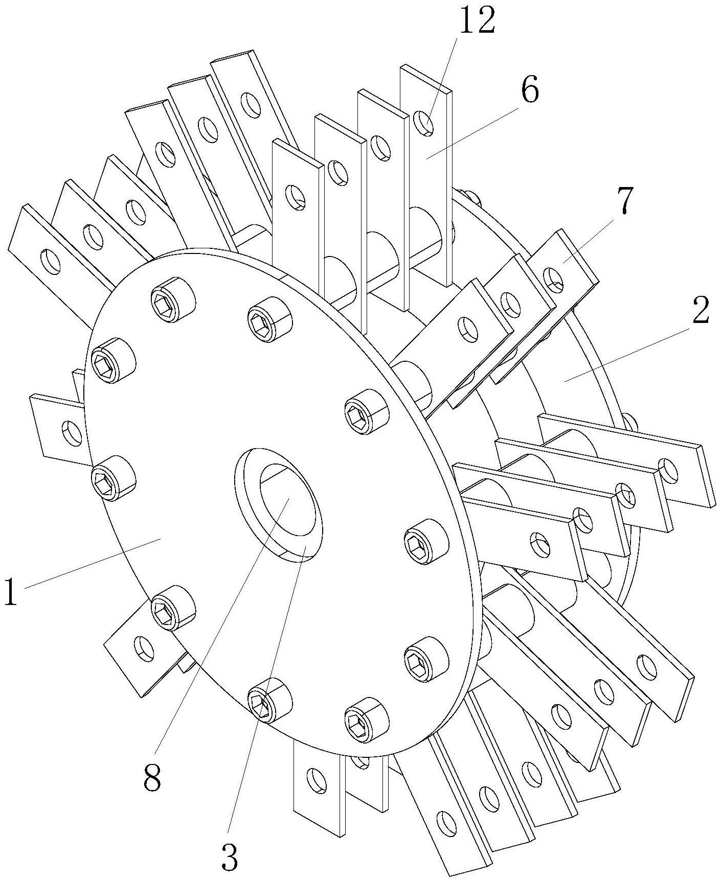 一种飞刀轮盘结构的制作方法
