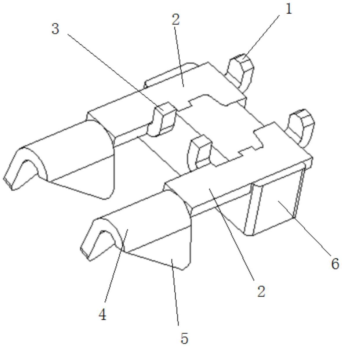 一种电子雷管脚线连接结构的制作方法