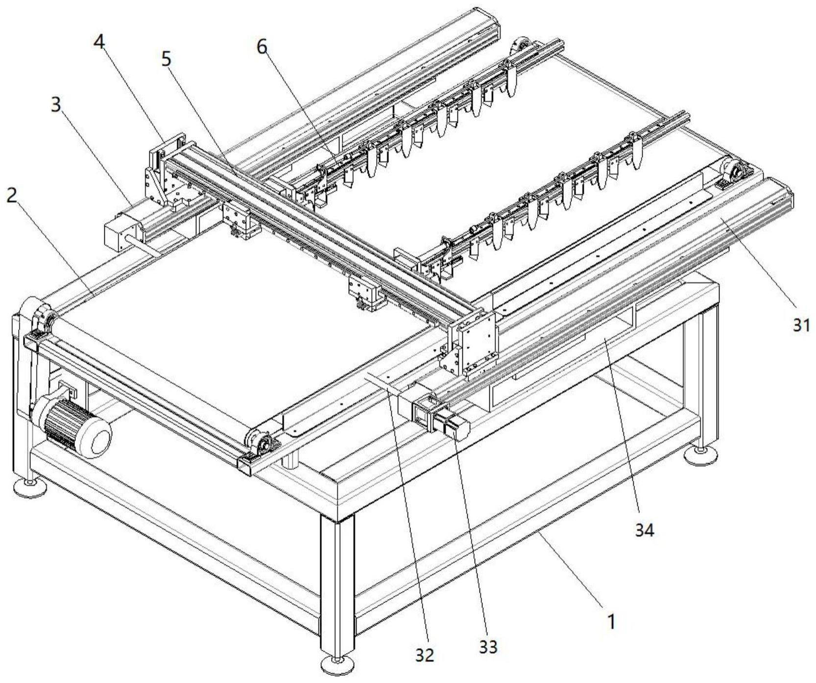 仓储板自动化生产用拉筋拉板机的制作方法
