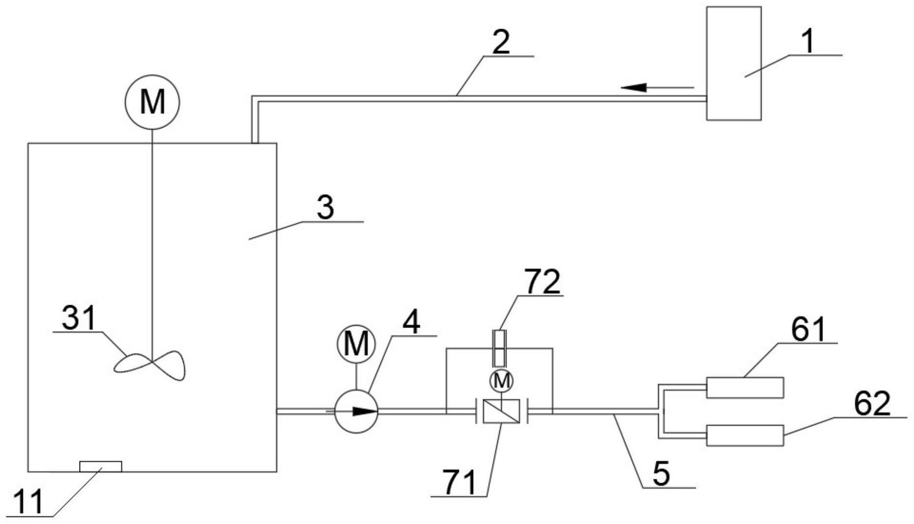 浆液输送管道的流量调节装置的制作方法