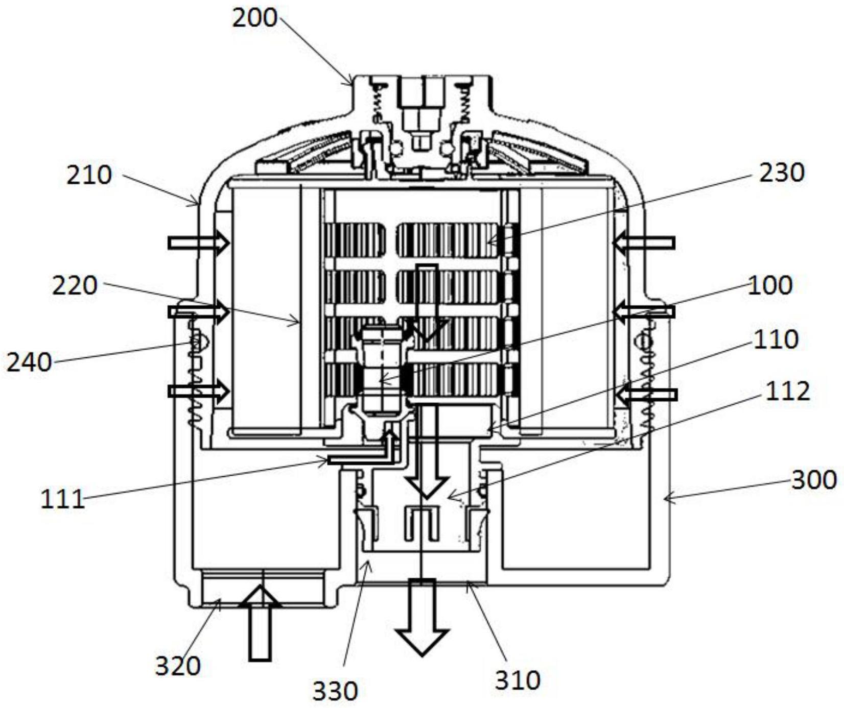 过滤装置及具有其的发动机总成的制作方法