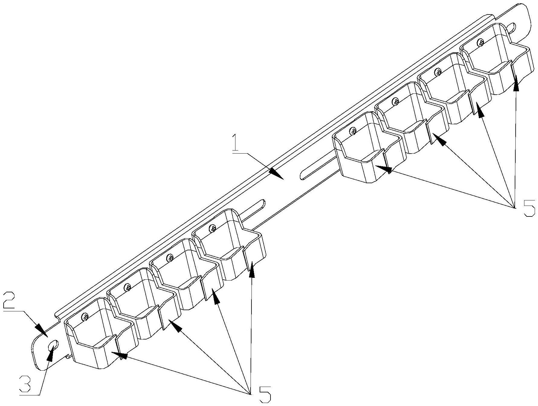一种绑条固线结构及机柜的制作方法