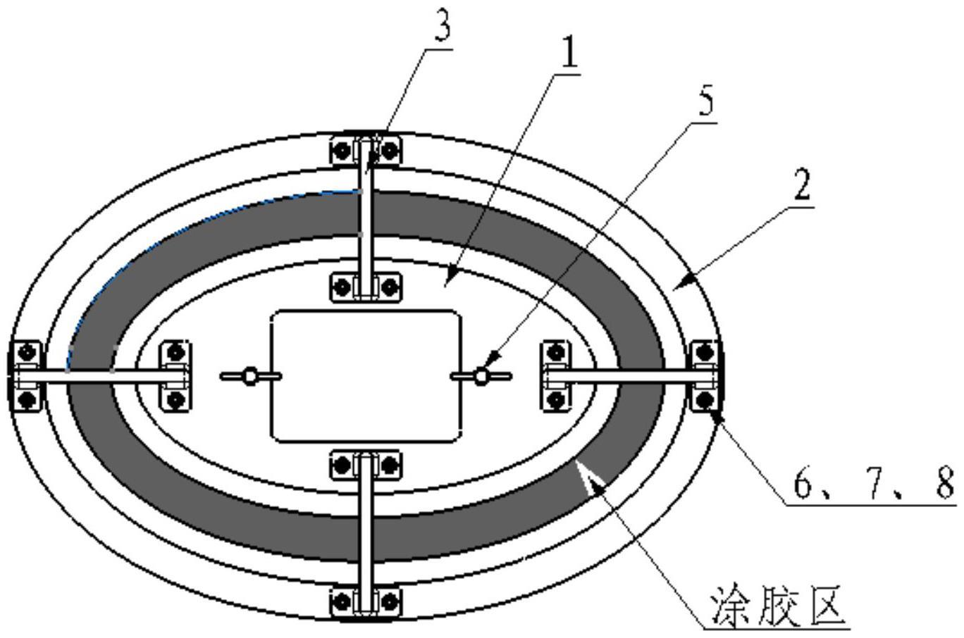 一种限定宽度和厚度的快速安装涂胶装置的制作方法