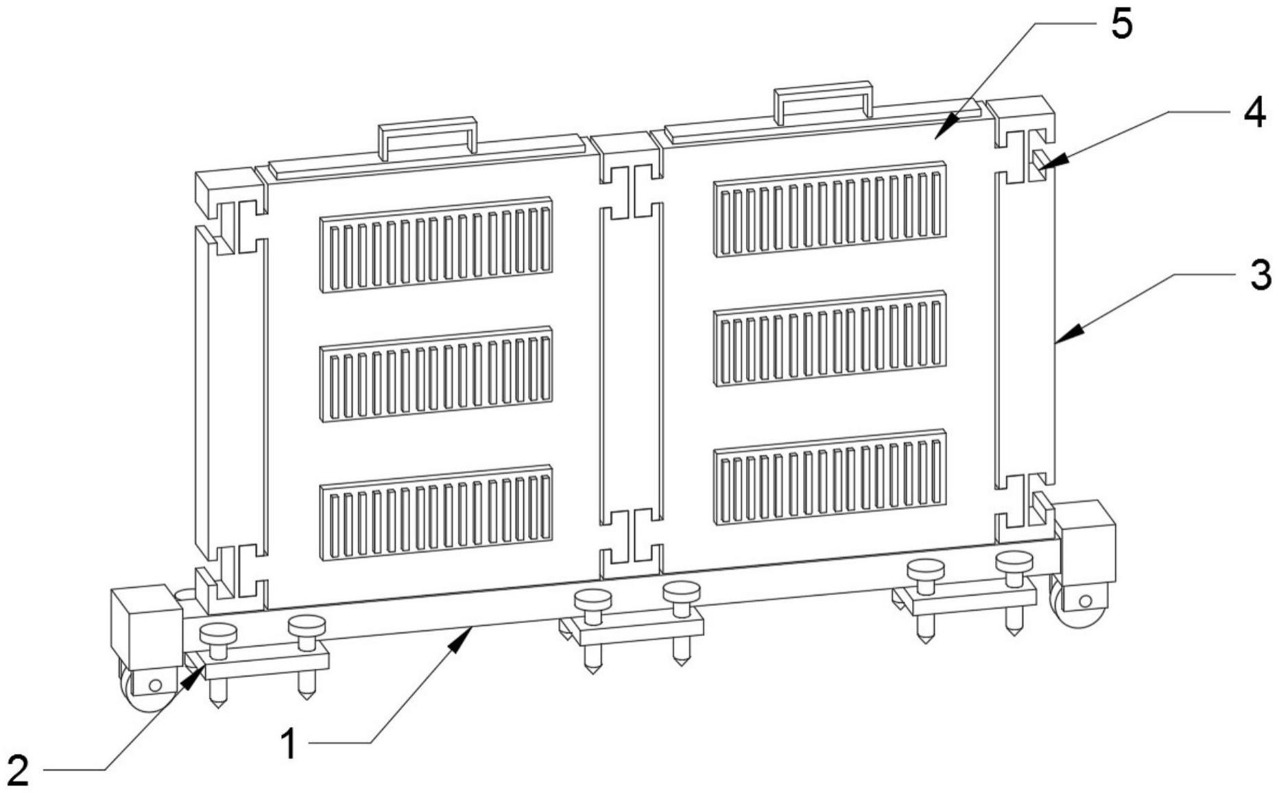 一种可消除噪声的建筑围挡的制作方法