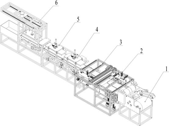 一种动力电池阻燃膜的自动生产线及生产工艺的制作方法