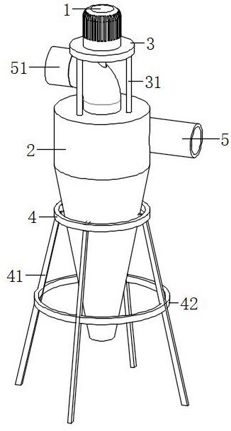 一种低噪音旋风分离器的制作方法