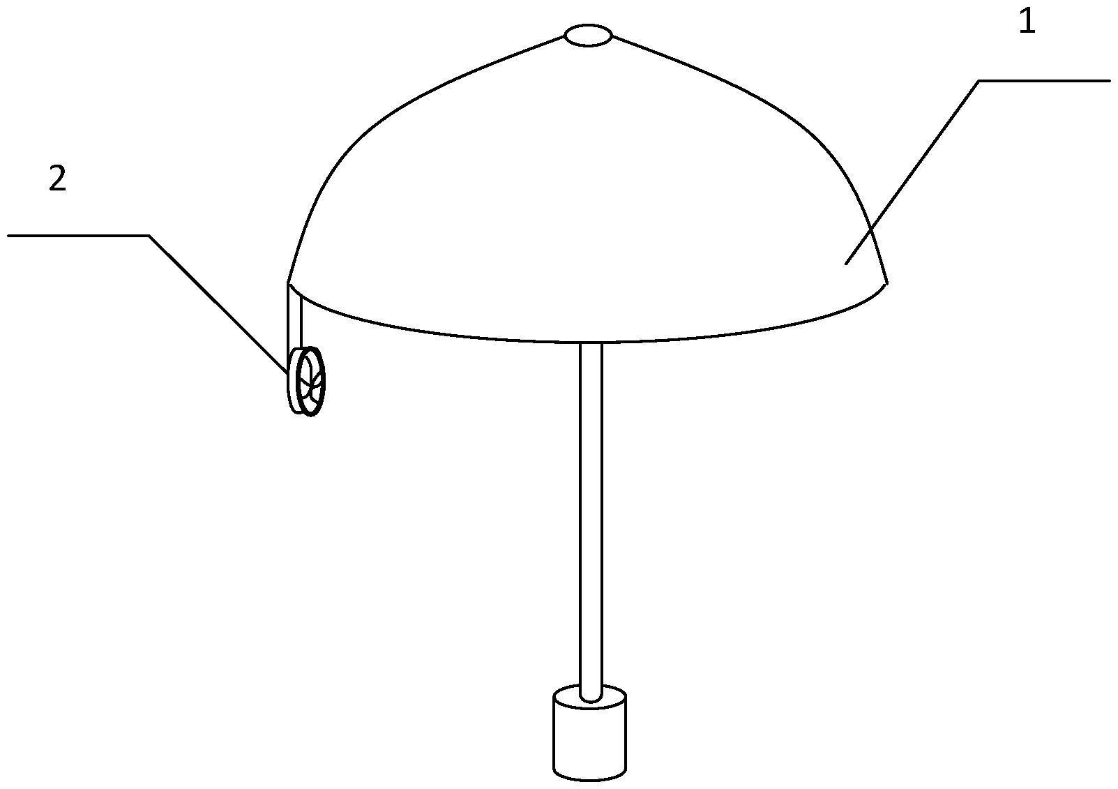 一种可收纳伞套的折叠雨伞的制作方法