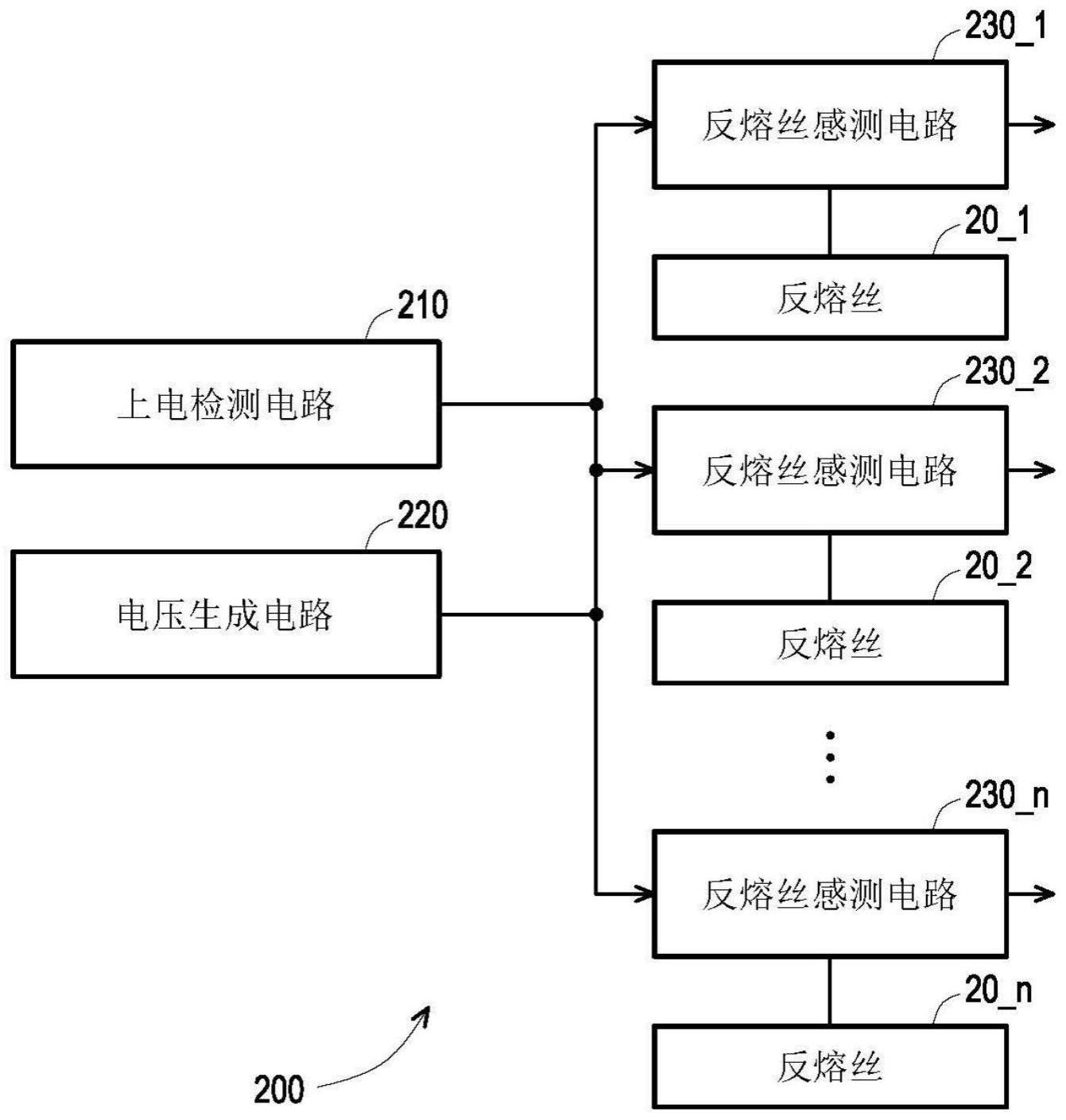 反熔丝感测装置及其操作方法与流程