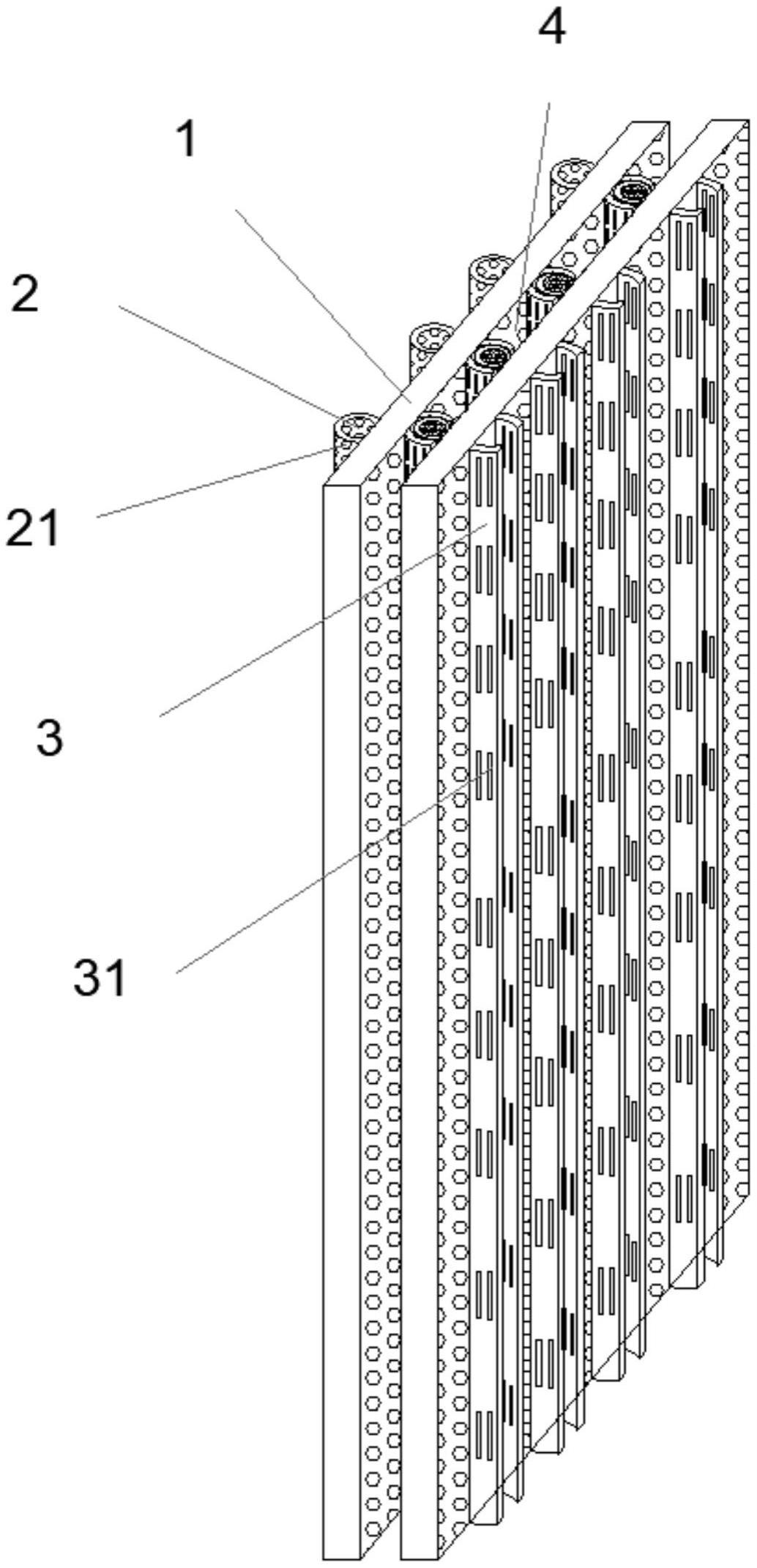 一种沉淀池用斜板填料的制作方法