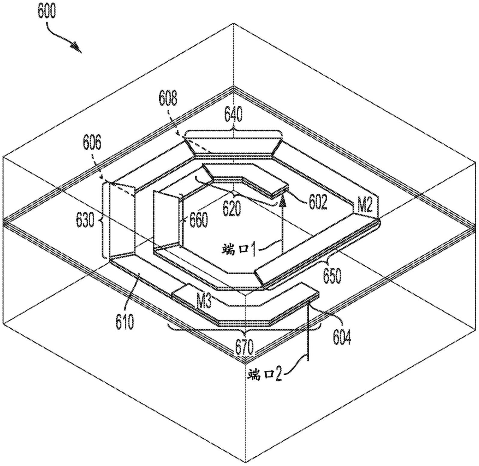 具有离散金属堆叠图案的堆叠电感器的制作方法