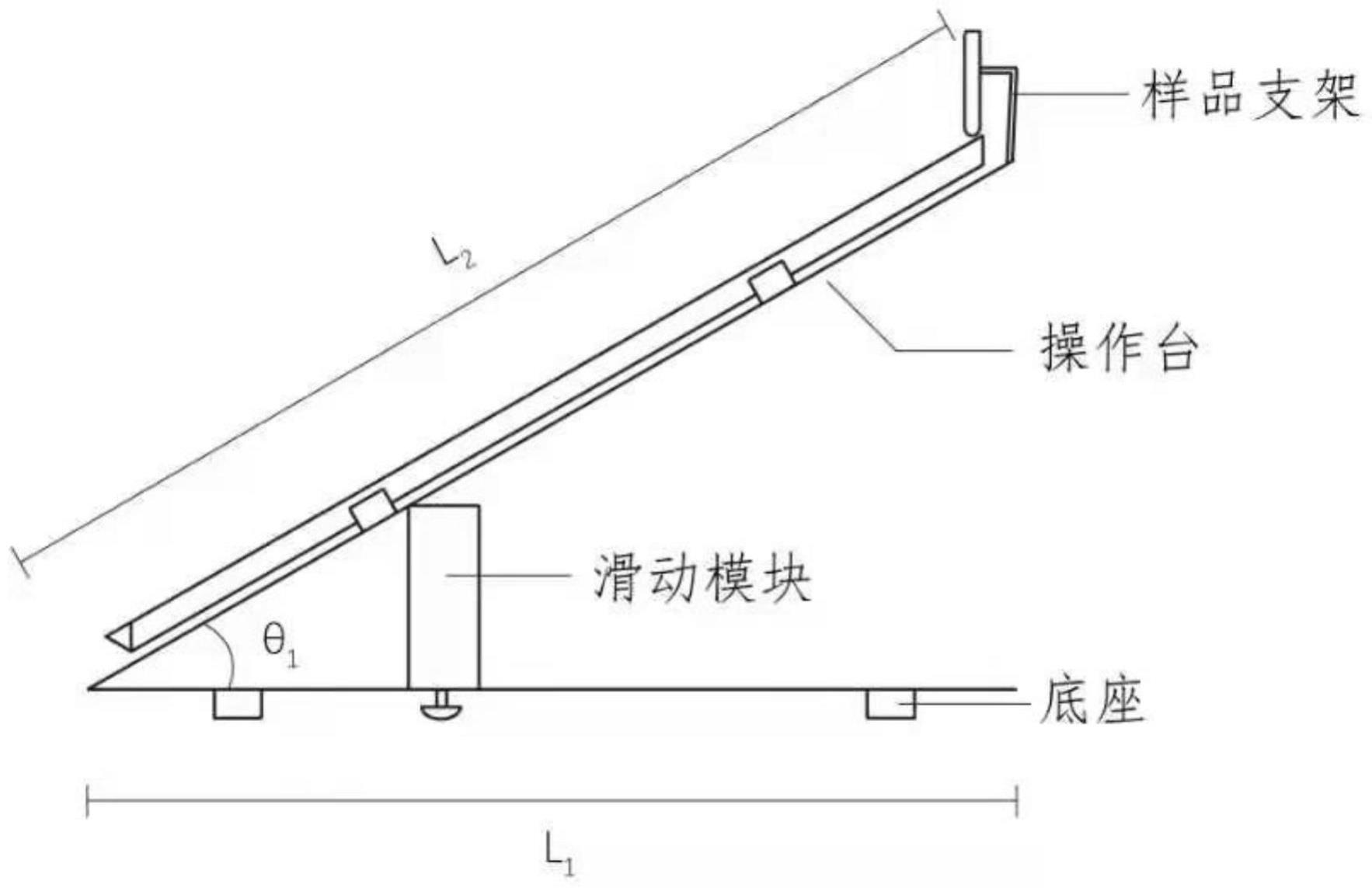 一种测定液体制剂流动性的装置及其测试方法与应用