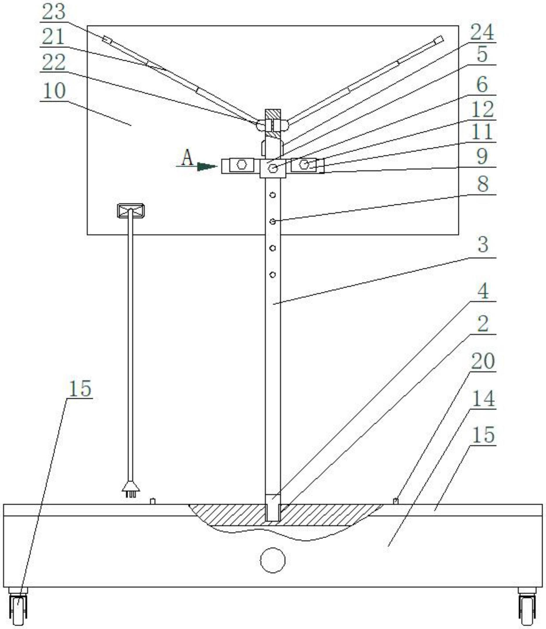 一种便于移动运输的一体机展示装置的制作方法