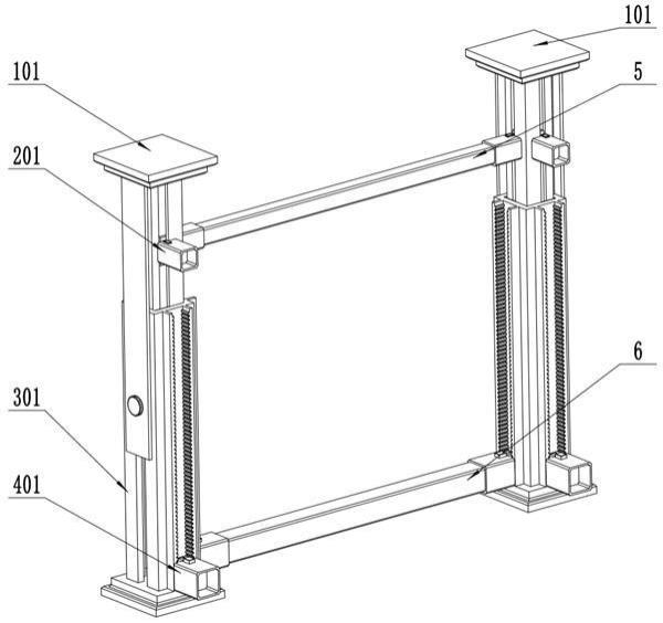 一种装配式钢支撑框架加固砌体承重墙施工装置的制作方法
