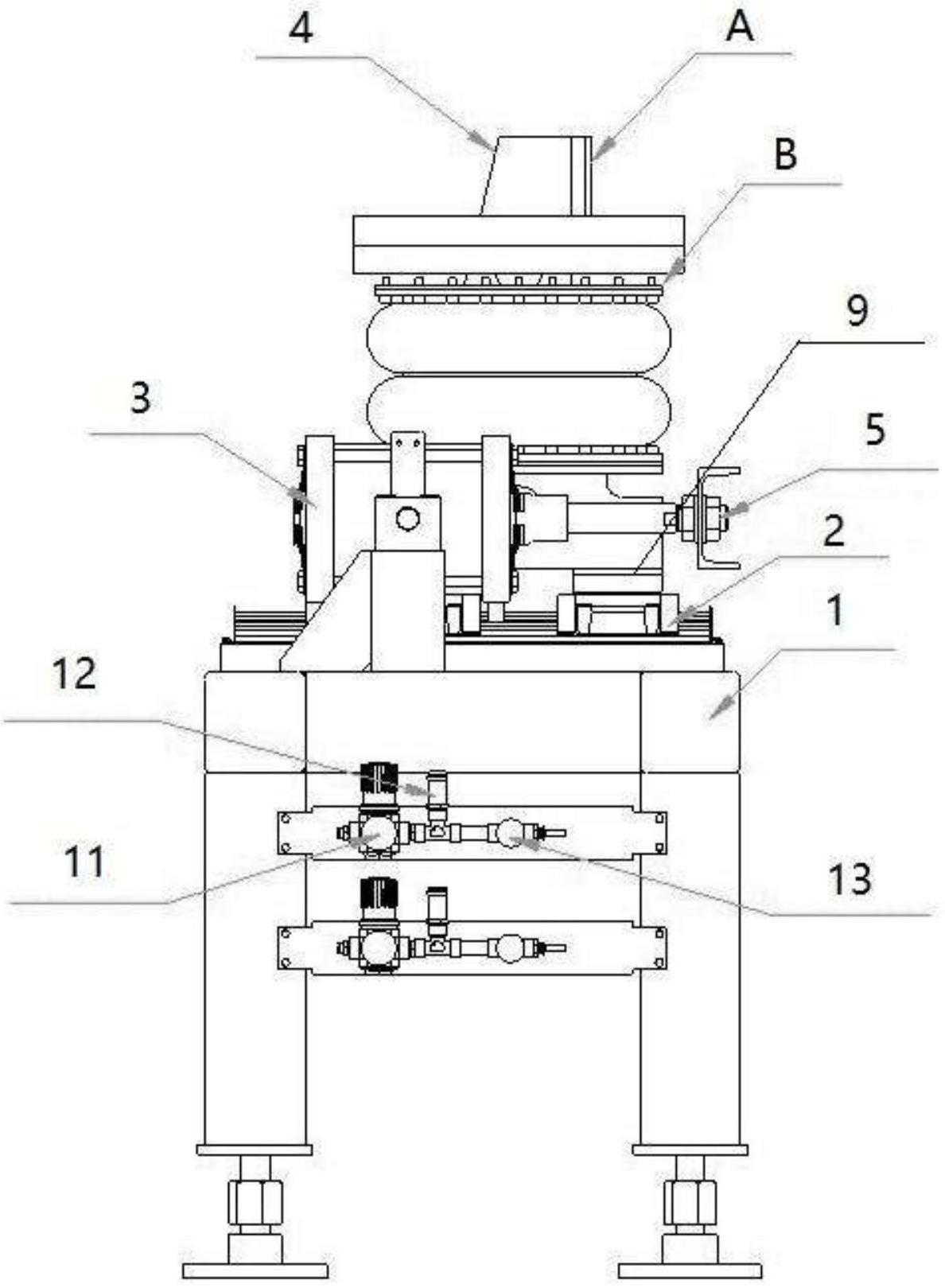 一种碳化炉内马弗尾部压紧装置的制作方法