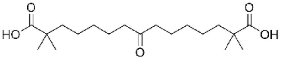 8-氧代-2,2,14,14-四甲基十五烷二酸的合成方法与流程