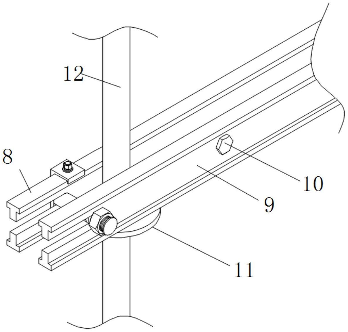 一种盘扣式脚手架双拼钢托梁防脱落限位装置的制作方法