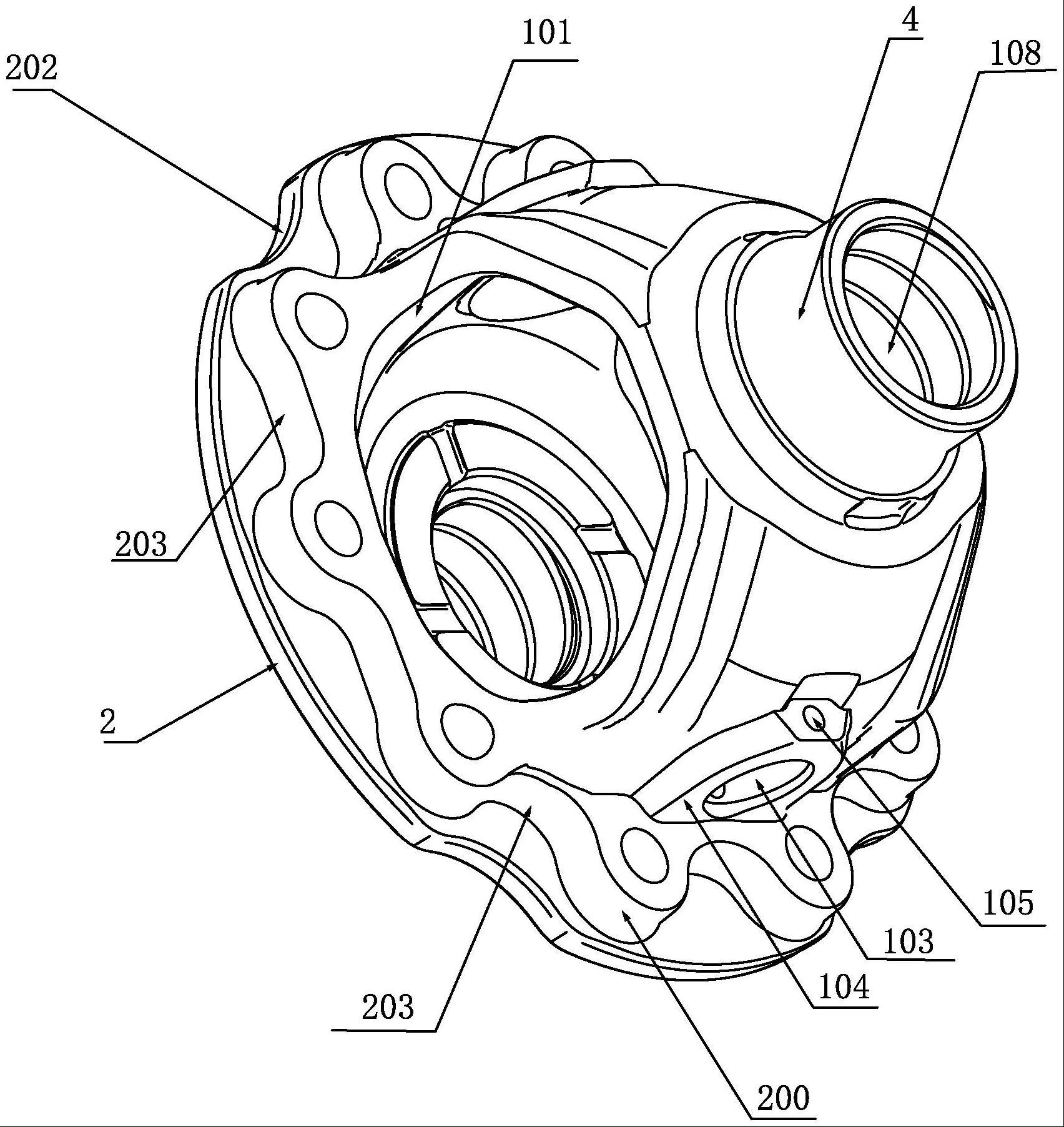 一种轻量化差速器壳体的制作方法