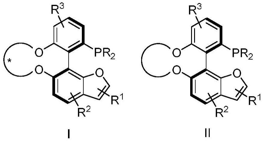 一类含苯并呋喃结构的桥连联苯单膦配体及其制备方法和应用