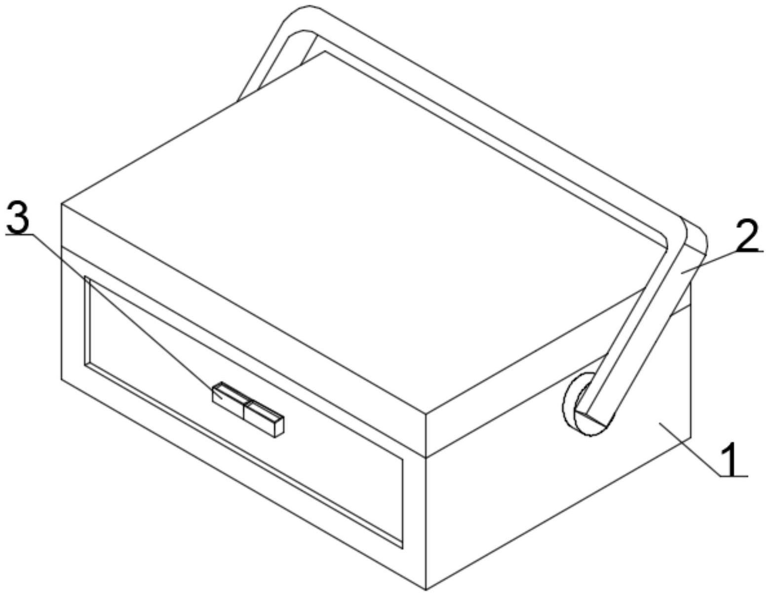 一种便携式耐热塑料餐盒的制作方法