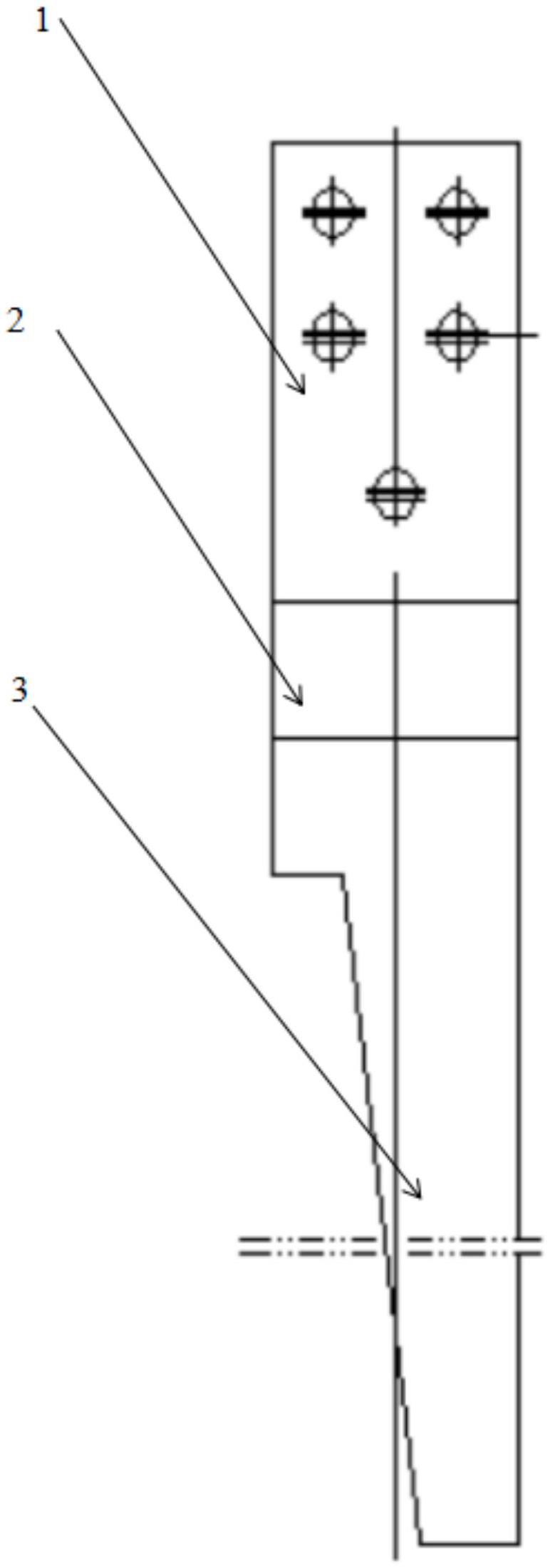 一种斜切边式线圈引线排的制作方法
