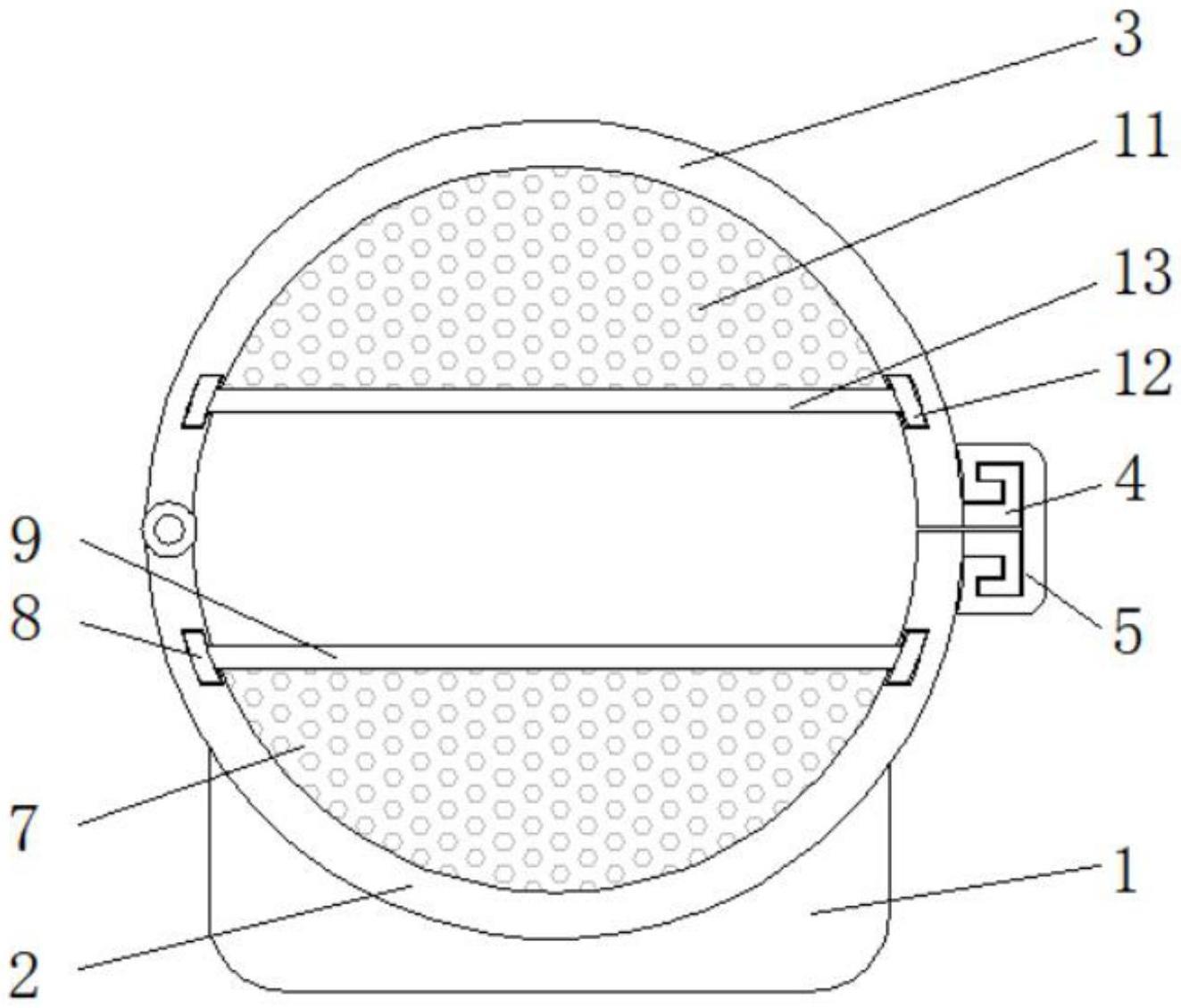 一种磁通门空运磁检仪传感器的防护装置的制作方法