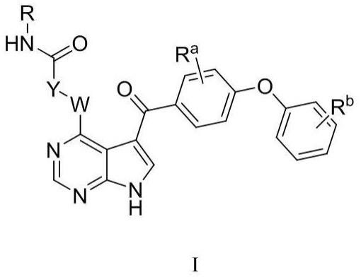 一种(4-苯氧基苯基)(吡咯并嘧啶-5-基)甲酮类化合物及其制备方法和应用