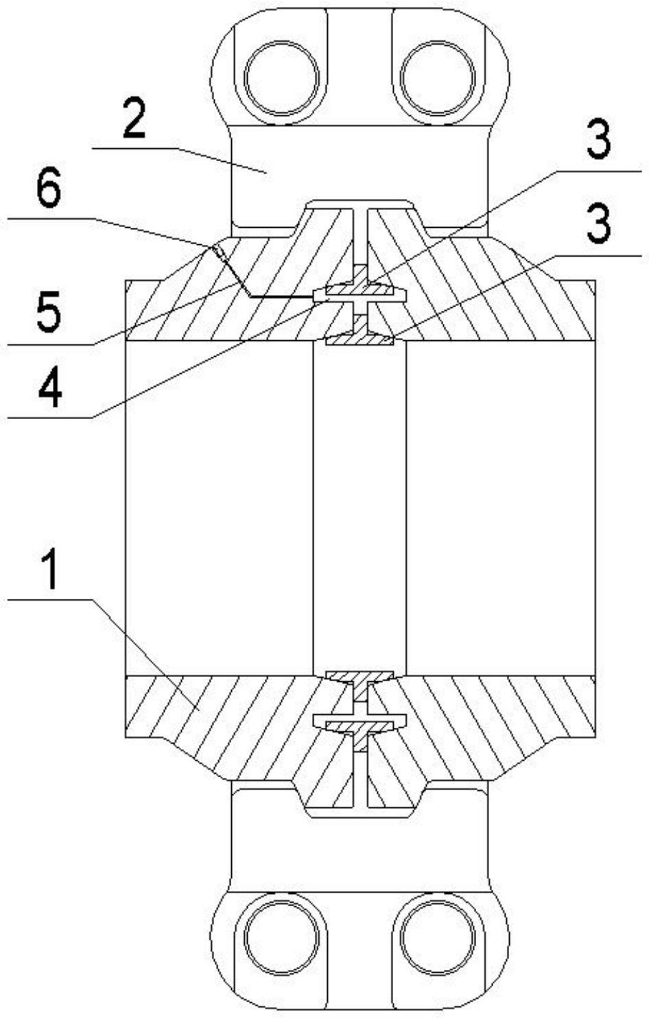 一种高压泄露预警法兰的制作方法