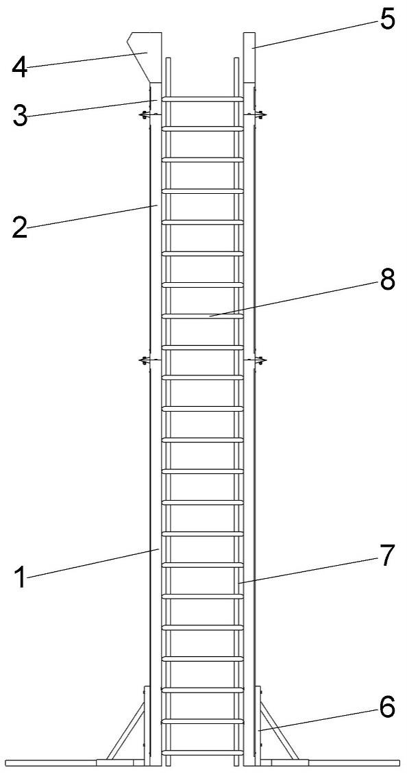 一种电磁式构造柱加固模具的制作方法