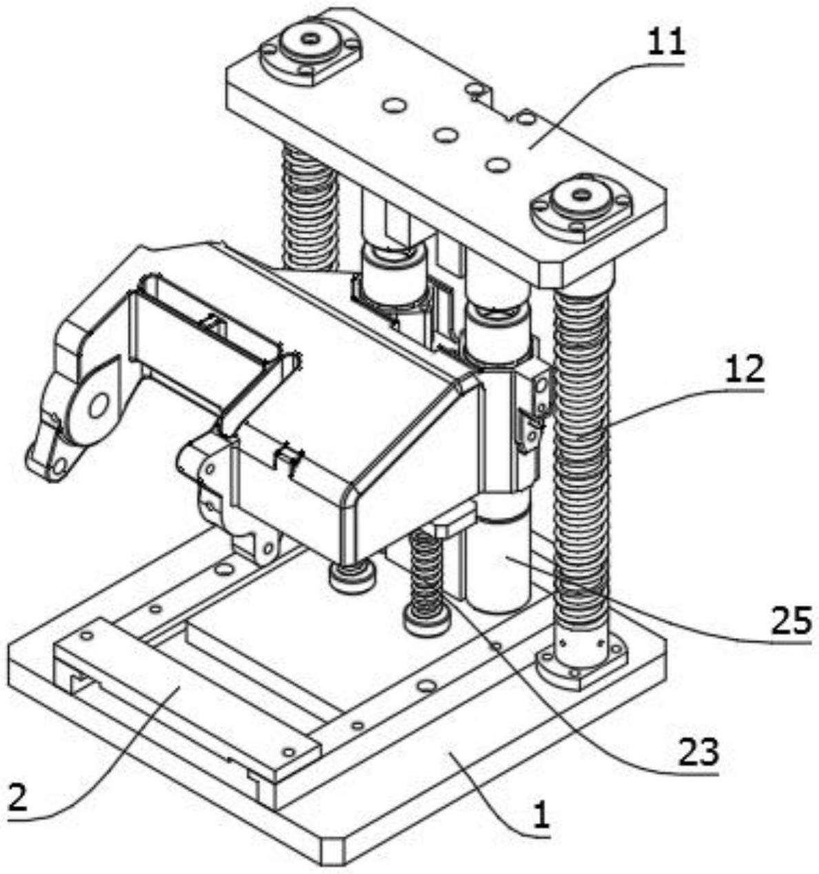 一种拉杆锯摇杆压直线轴承工装的制作方法