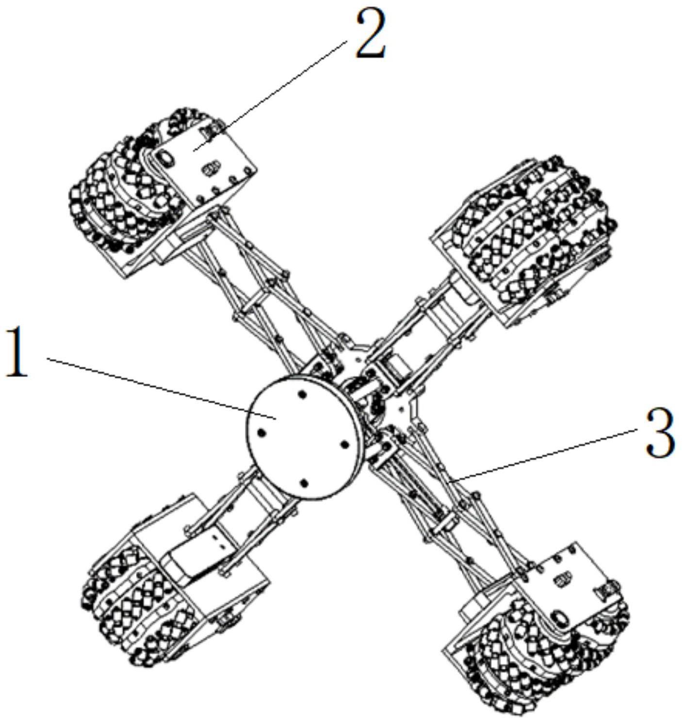 管道机器人的多模式麦克那姆式行动装置及辊子设计方法
