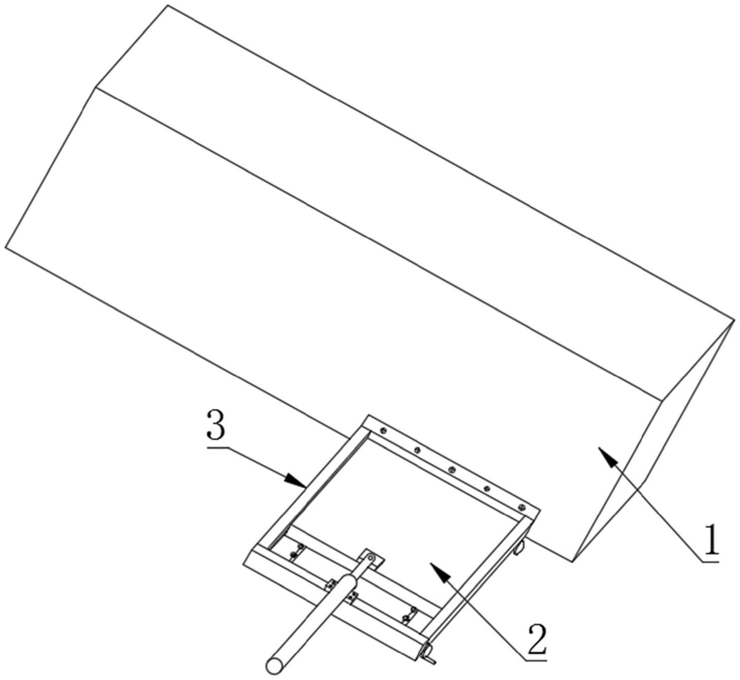 外排矸石溜槽改造液压闸板的制作方法
