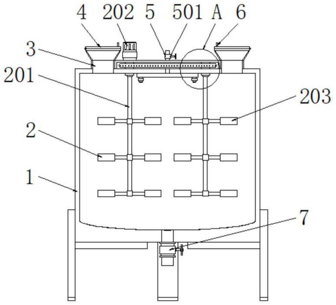 一种混合均匀的油漆涂料加工设备的制作方法