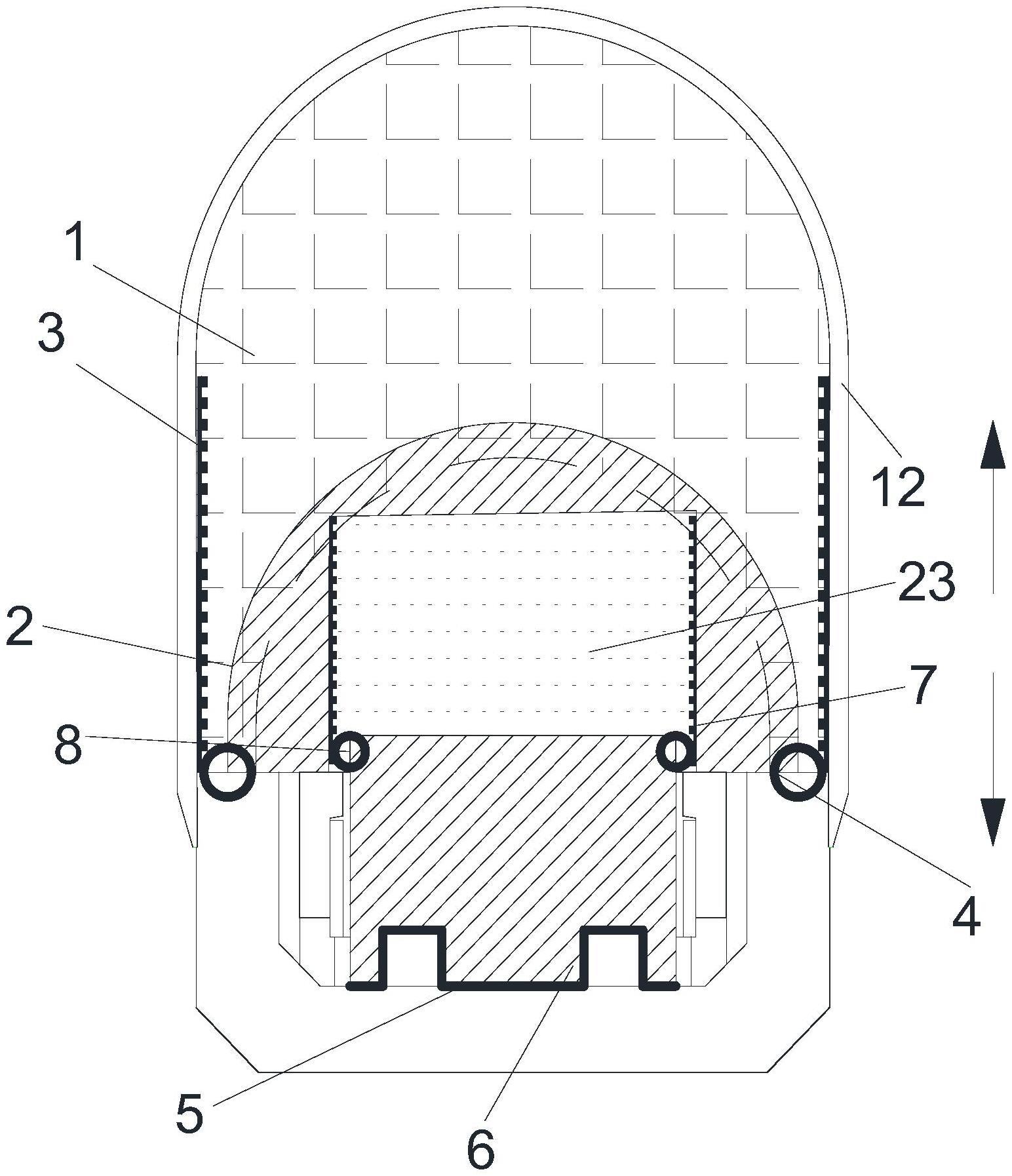 用于真空管道磁悬浮列车的伸缩式隔断结构及真空管道的制作方法