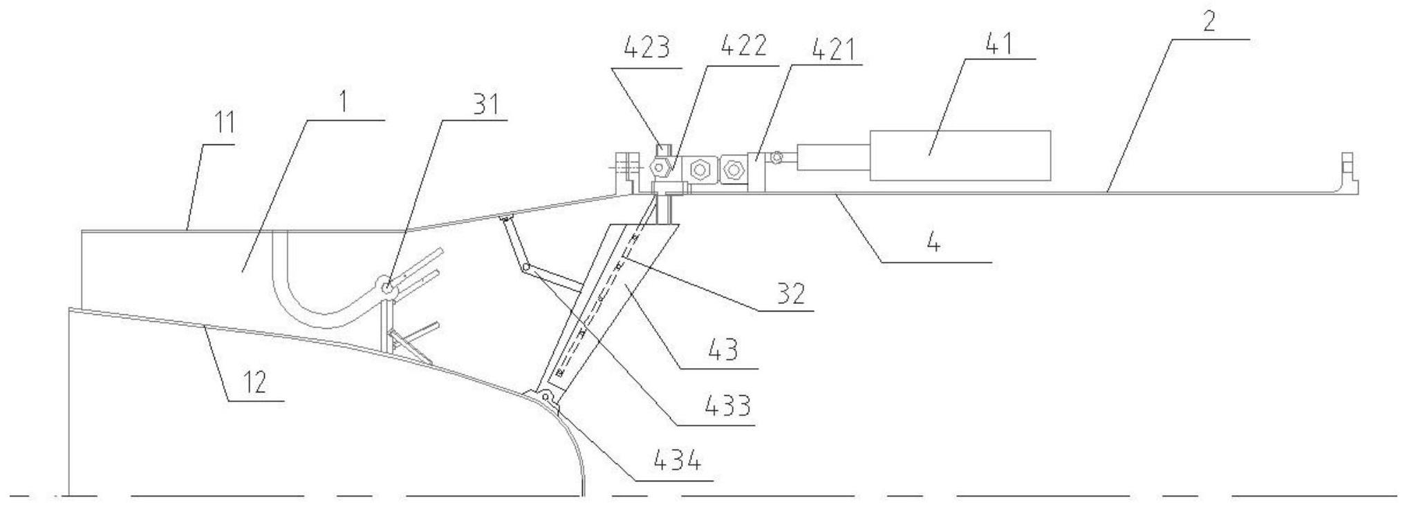 一种可调火焰稳定器装置及涡轮发动机加力燃烧室的制作方法