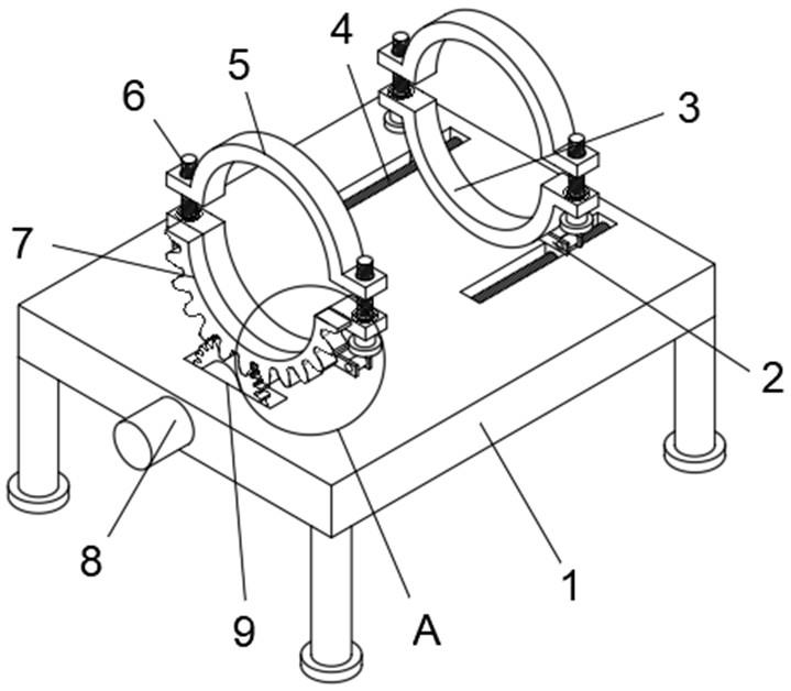 一种支重轮的焊接装置的制作方法