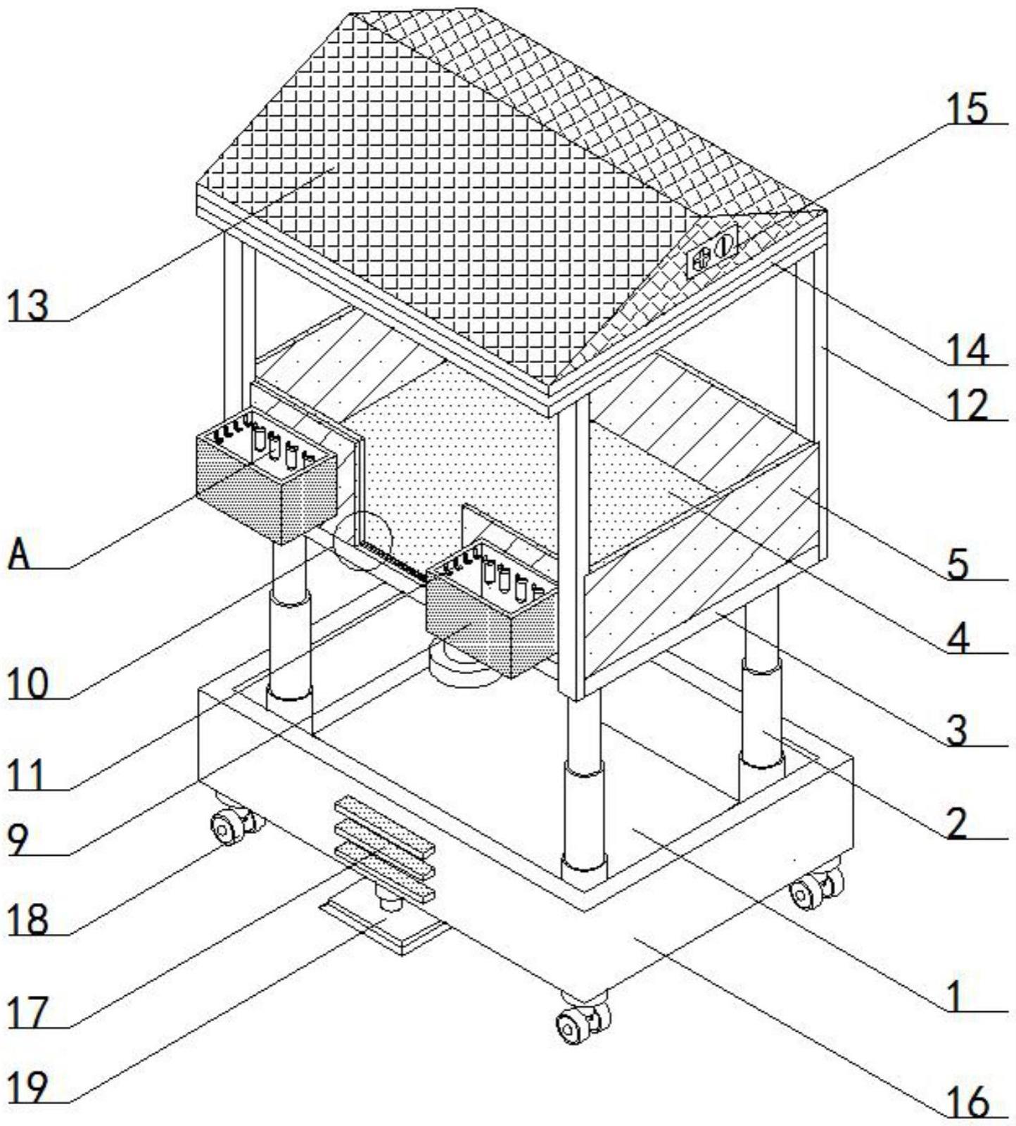 一种便于移动的建筑施工平台的制作方法