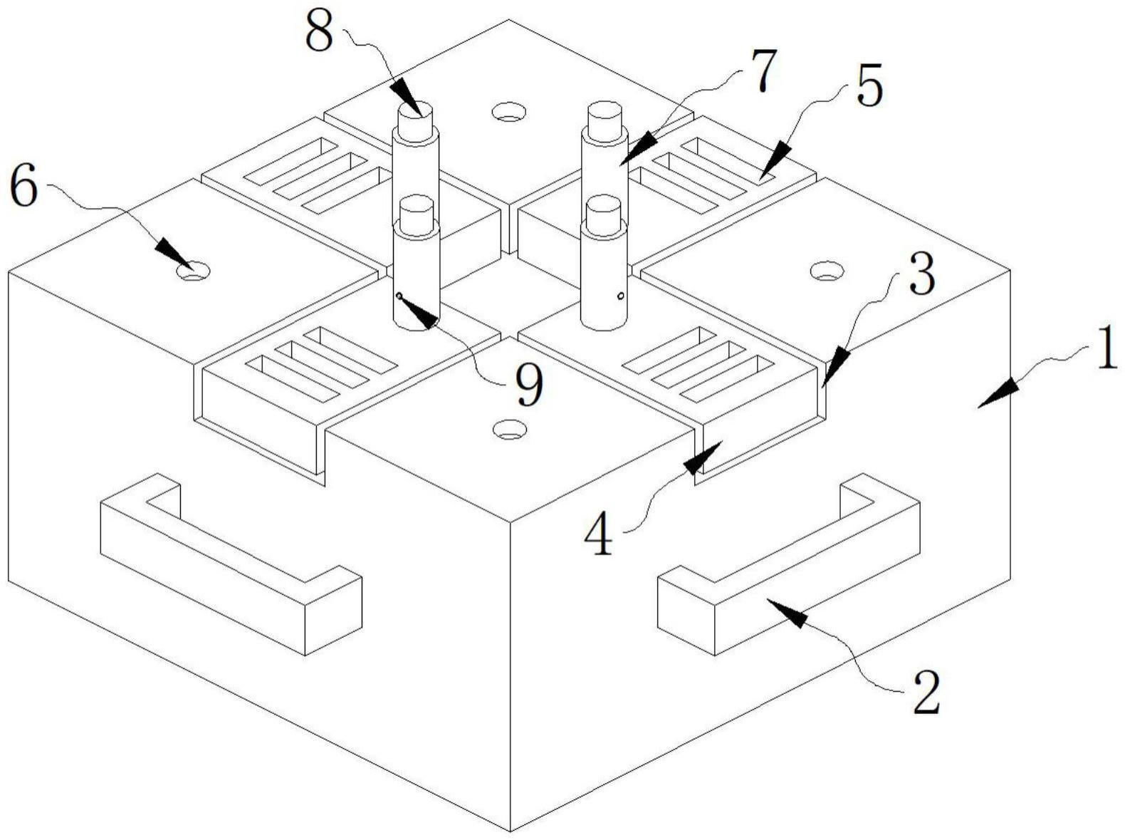 一种分体式路灯灯杆与基座连接结构的制作方法