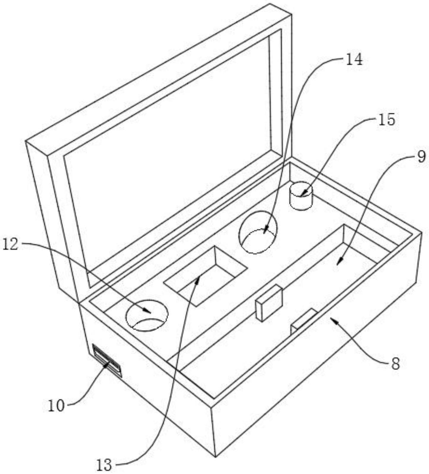 一体化便携式取鱼刺钳箱的制作方法