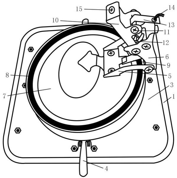一种带后置可调锁闭装置的高密闭防火止回阀的制作方法