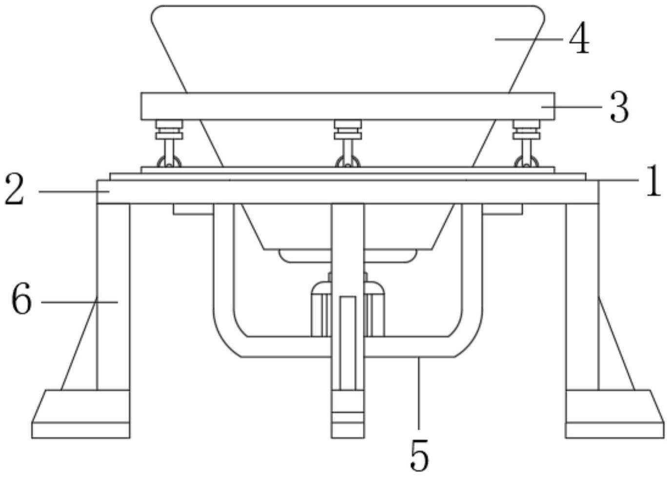 一种石墨保温桶便于调节的支撑装置的制作方法
