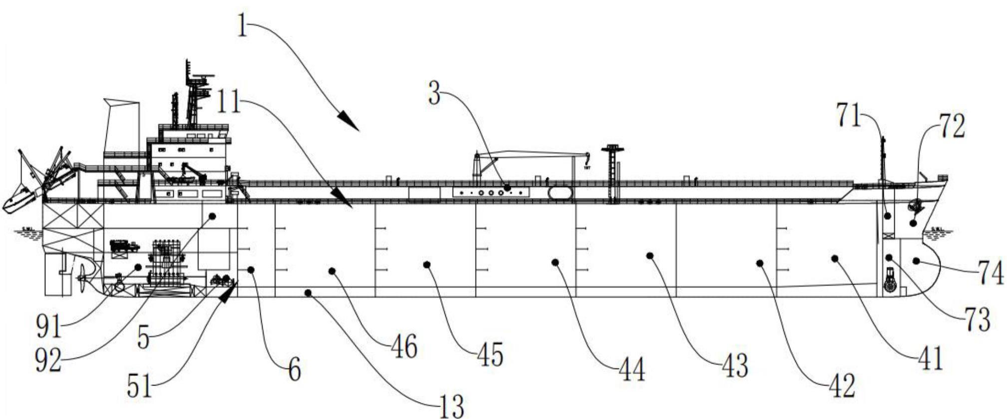 一种原油船的货油舱布置结构