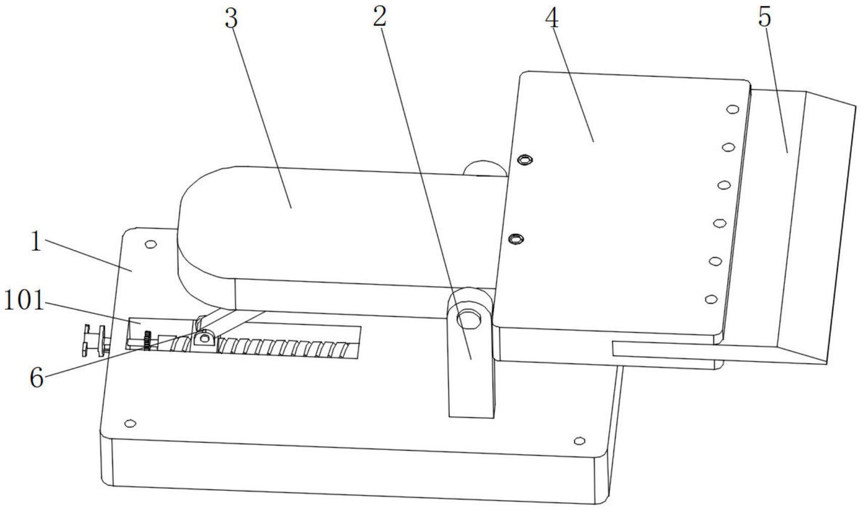 一种凹版印刷用刮刀角度调节装置的制作方法