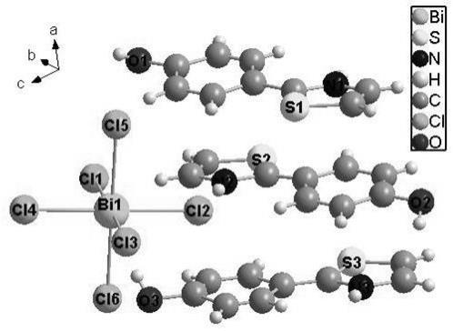 一种杂化铋氯材料及可逆光致变色应用