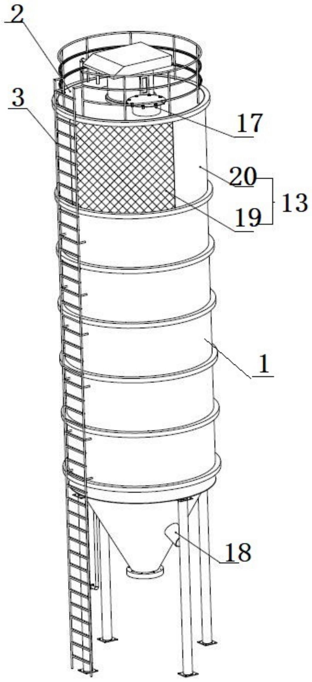 玉米存储仓的制作方法