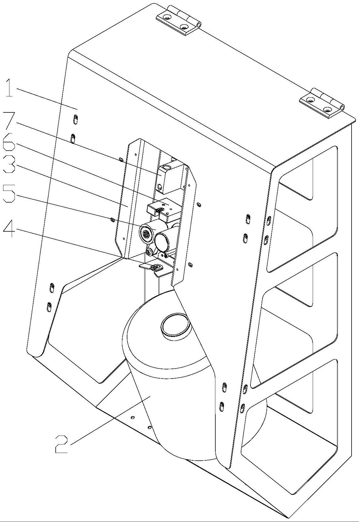 一种摇绞机打结纱喂入机构的制作方法